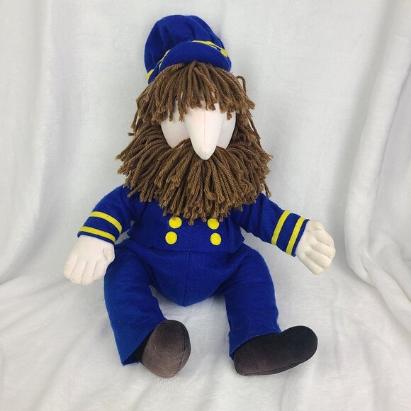 Rumpus Corp The Postman Stuffed Doll Mailman Uniform 1997 Vintage Sitting - Picture 1 of 8